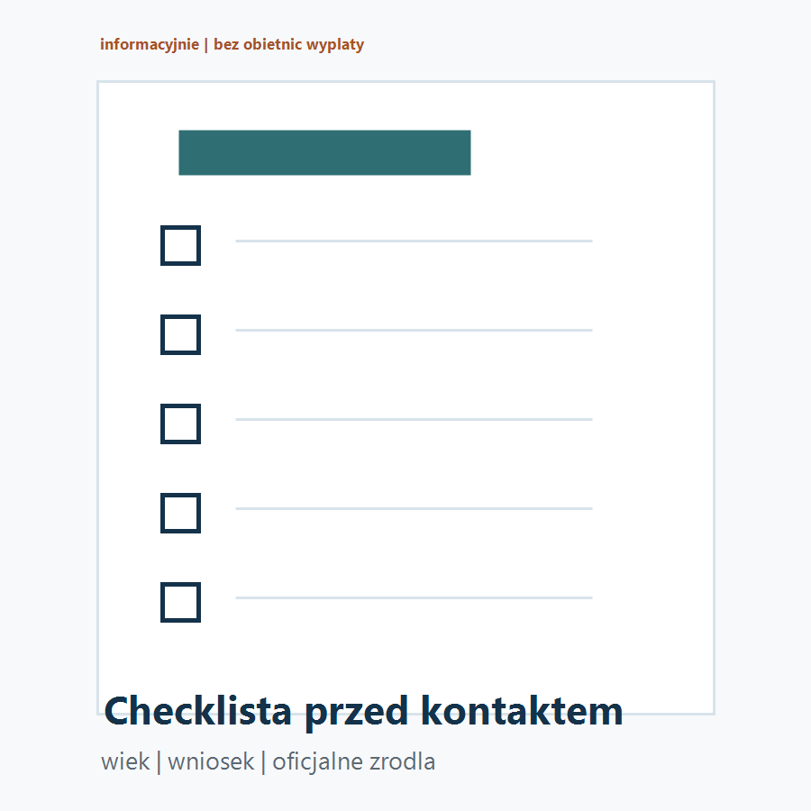 Checklista zasad świadczenia honorowego